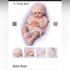 Ashton Drake Galleries collector Abby Rose doll